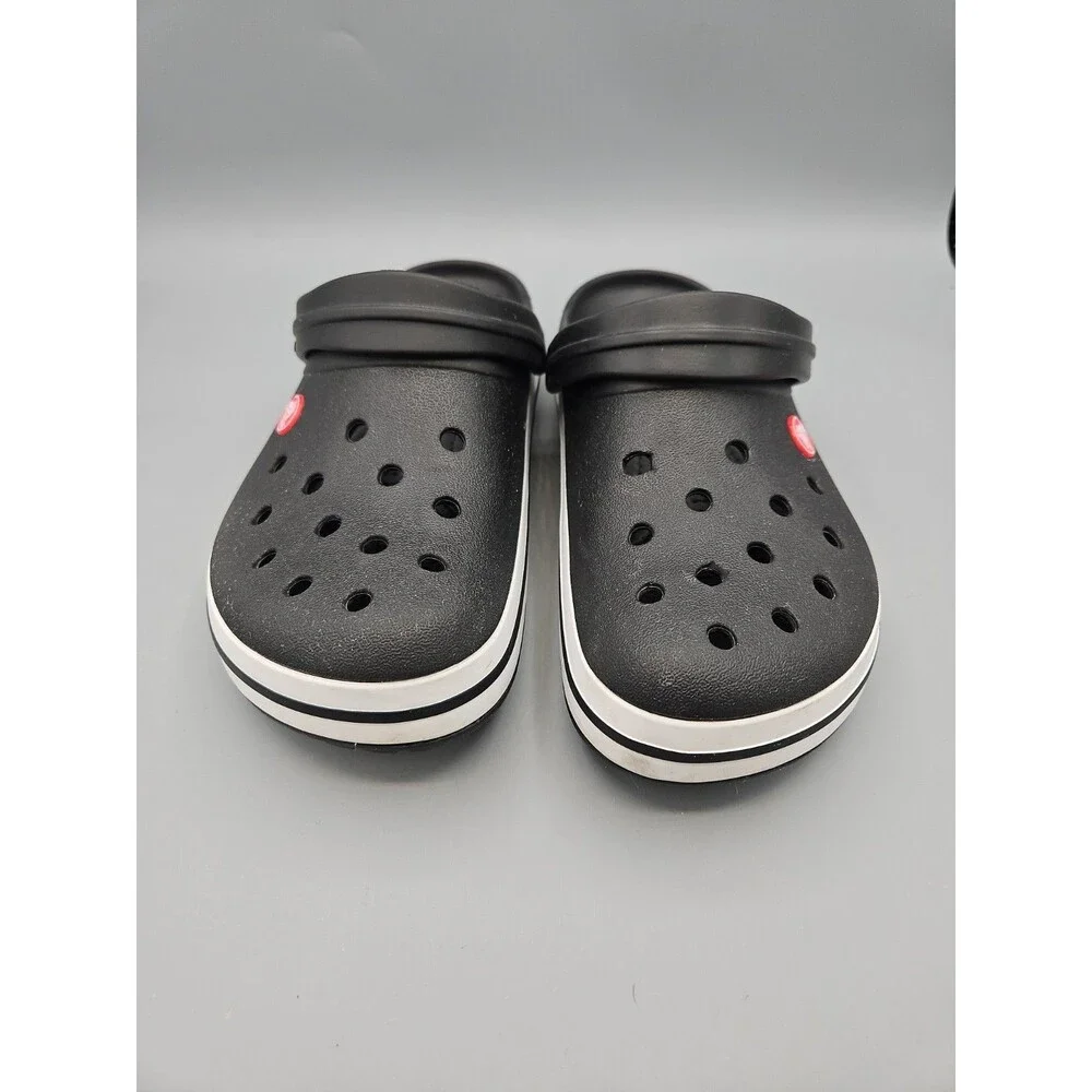 Unisex Crocs Crocband Clog Size 6M 8W Black White